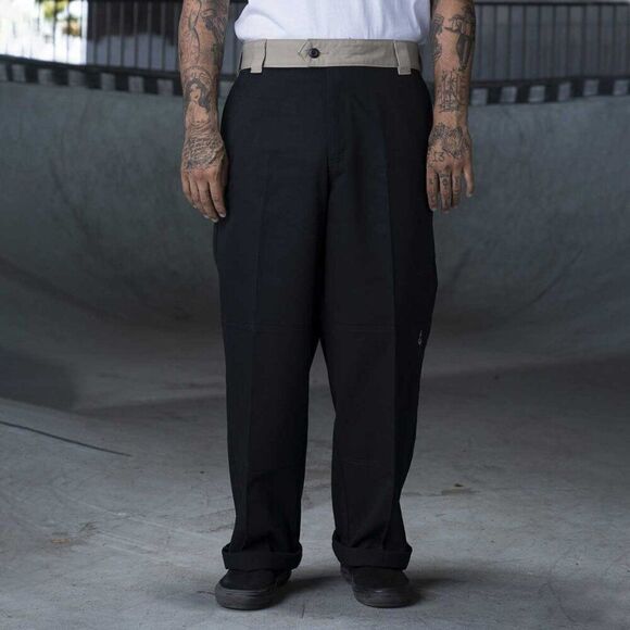 Dickies Skateboarding Ronnie Sandoval Loose Fit Double Knee Pants Black Sand NWT - Picture 2 of 10